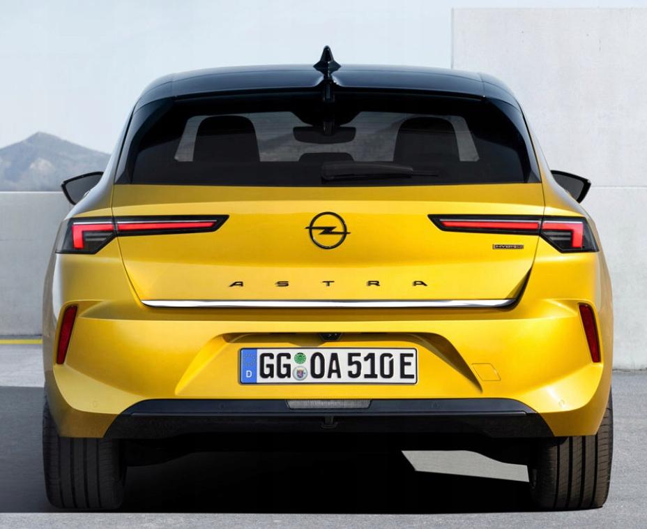 OPEL ASTRA VI HB L 2021+ Chrome Trunk Trim - Tailgate Accent - Premium Car Rear Detail - Shine Enhancer