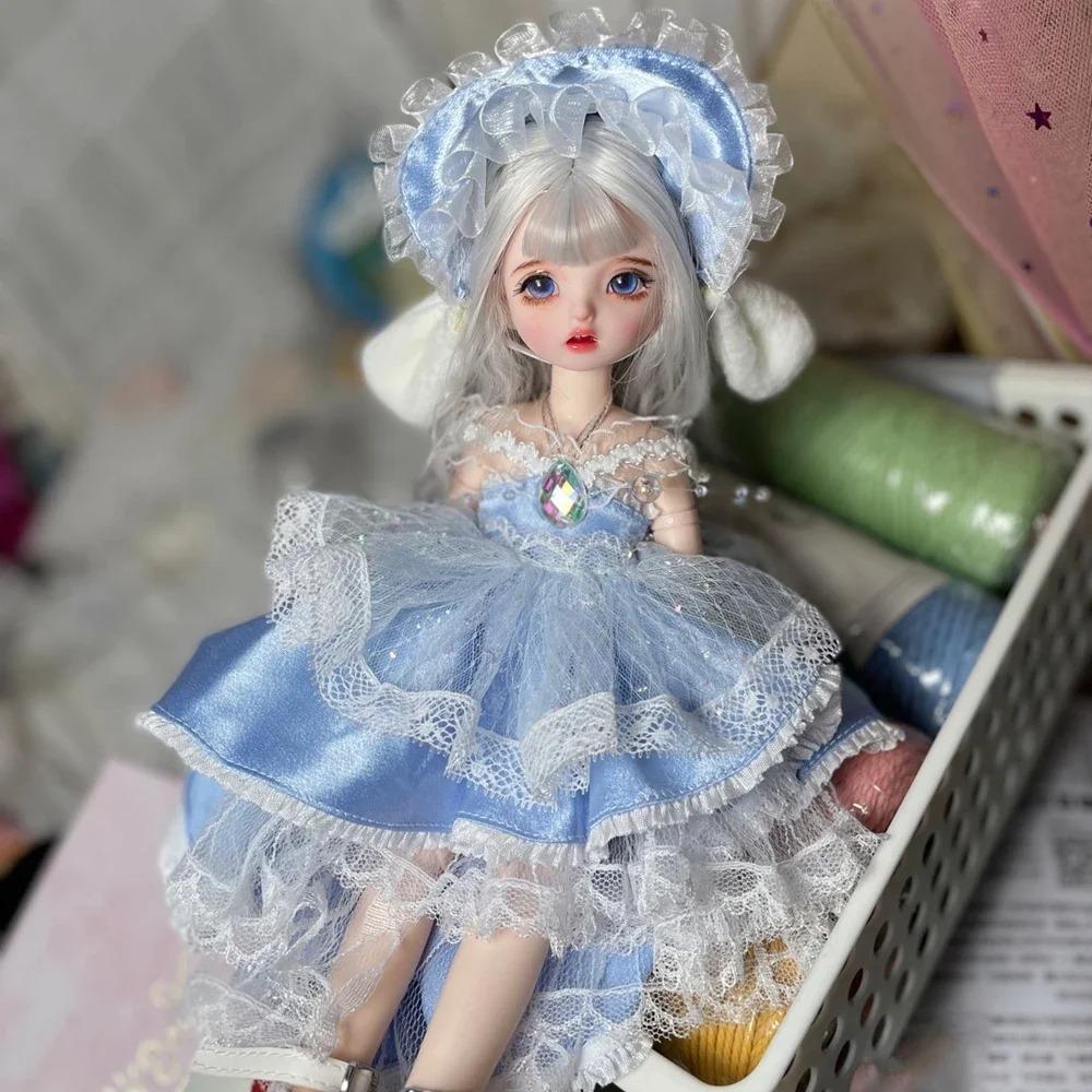 30 см Кукла для макияжа Bjd 22 шарнира Одевающаяся кукла Кукла-девочка Подарок на день рождения Шарнирная кукла Bjd 1/6 Кукла Bjd Полный набор