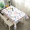 Home Tablecloth Modern Simple Style Tablecloth Fruit Scald Proof Waterproof Oil Proof Disposable PVC Grid Tablecloth