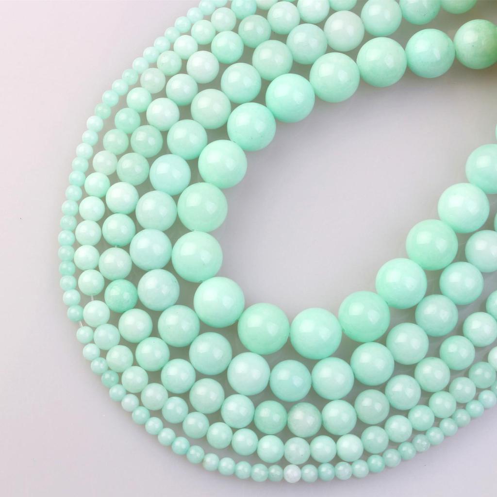 Красочные бусины из халцедона и нефрита для изготовления украшений и браслетов своими руками