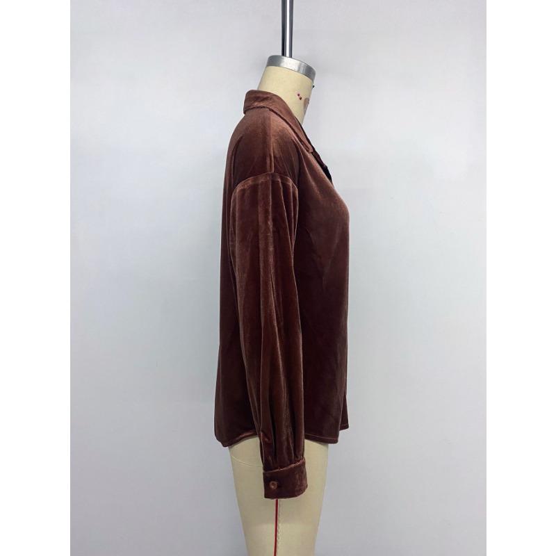 Вельветовый кардиган с лацканами, длинными рукавами и карманами для весны/осени