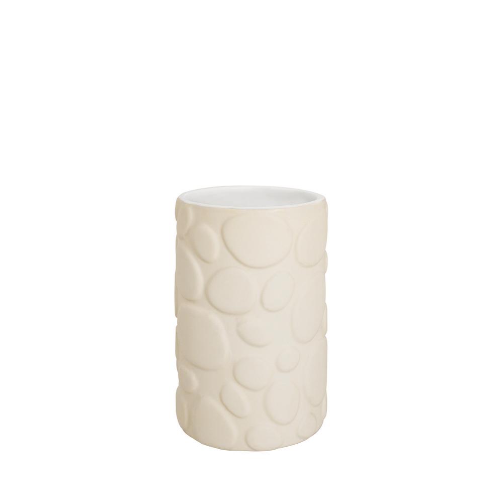 AWD INTERIOR Ceilon 1657 beige porcelain bathroom mug