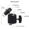 Metal Ball Head Phone Clip & Tripod Stand with Adjustable Crossbar for Live Streaming & Camera Setup