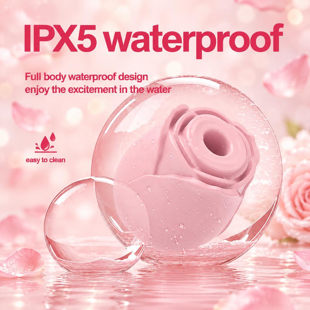Adult Supplies Rose Sucking Vibrator for Women G-Spot Clitoris Vagina Stimulator Suction Nipple Oral Massager Female Sex Toys