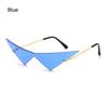 UV400 Vintage One Piece Ocean Lens Rimless Womens Треугольные солнцезащитные очки Солнцезащитные очки Солнцезащитные очки Очки