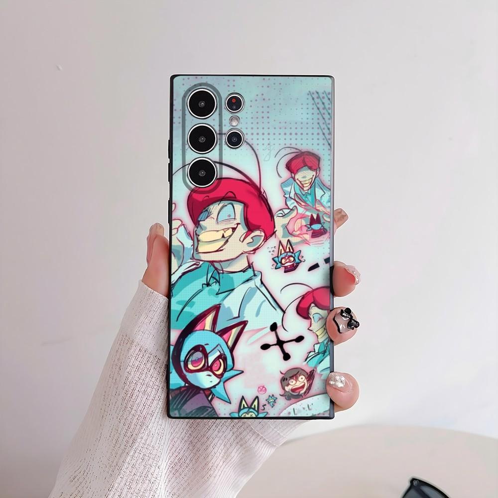 Anime P-Psychocuties Mimi Phone Case For Samsung Galaxy S25 S24 S22 S23 Ultra S21 S20 Plus rosted Non-Slip Full Cover Soft Case