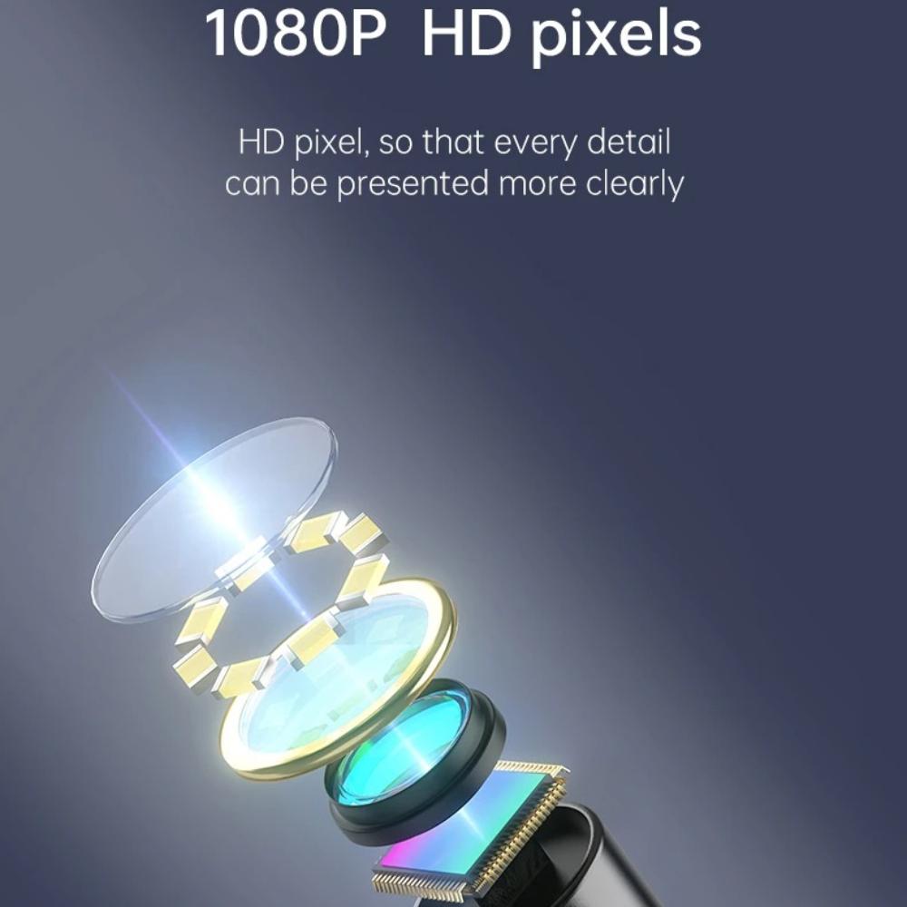 Industrial Endoscope Camera 8mm HD1080P 4.3inch IPS Screen 1080P Pipe Inspection Camera for Car Repair IP67 Waterproof 8 LEDS