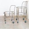 FengZhi Heavy-Duty Stainless Steel Pot Trolley with Wheels