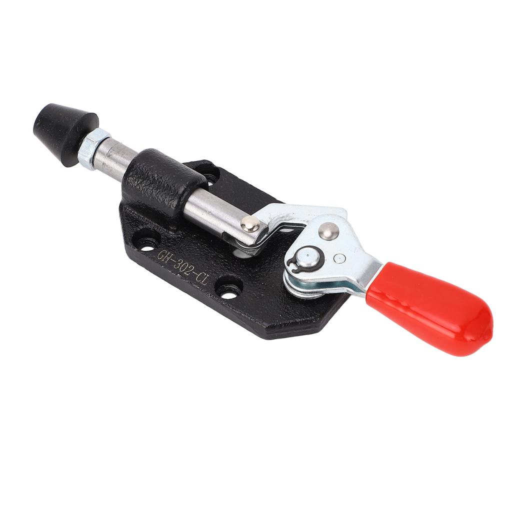 Толкательно-тяговый тумблерный зажим Чугун Регулируемая пластиковая рукоятка Сделай сам Деревообработка Фиксирующий зажим для сварки
