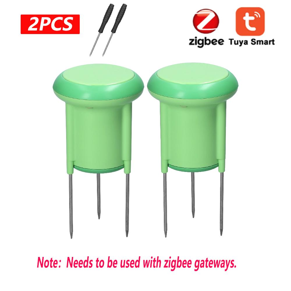 Tuya ZigBee Soil Tester Temperature Humidity Sensor IP66 Tuya APP Control Support View History Device Sharing Use with Gateways
