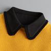 Women Fake Collar Blouse Sweater White Lapel Decor Detachable Collars For Women Black Lace False Collars Woman Lace Half Shirt
