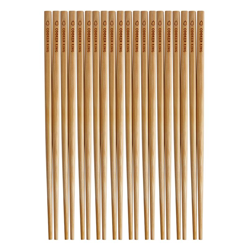 COOKER KING Natural Elegant Bamboo Chopsticks