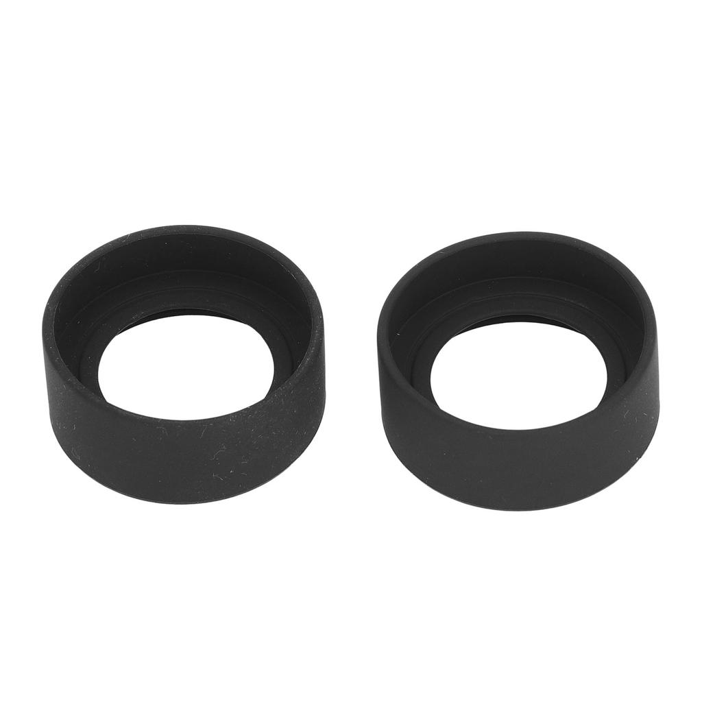 2 шт. Защитные очки для окуляра стереомикроскопа, резиновая защита для плоского угла окуляра для интерфейса 40‑42 мм
