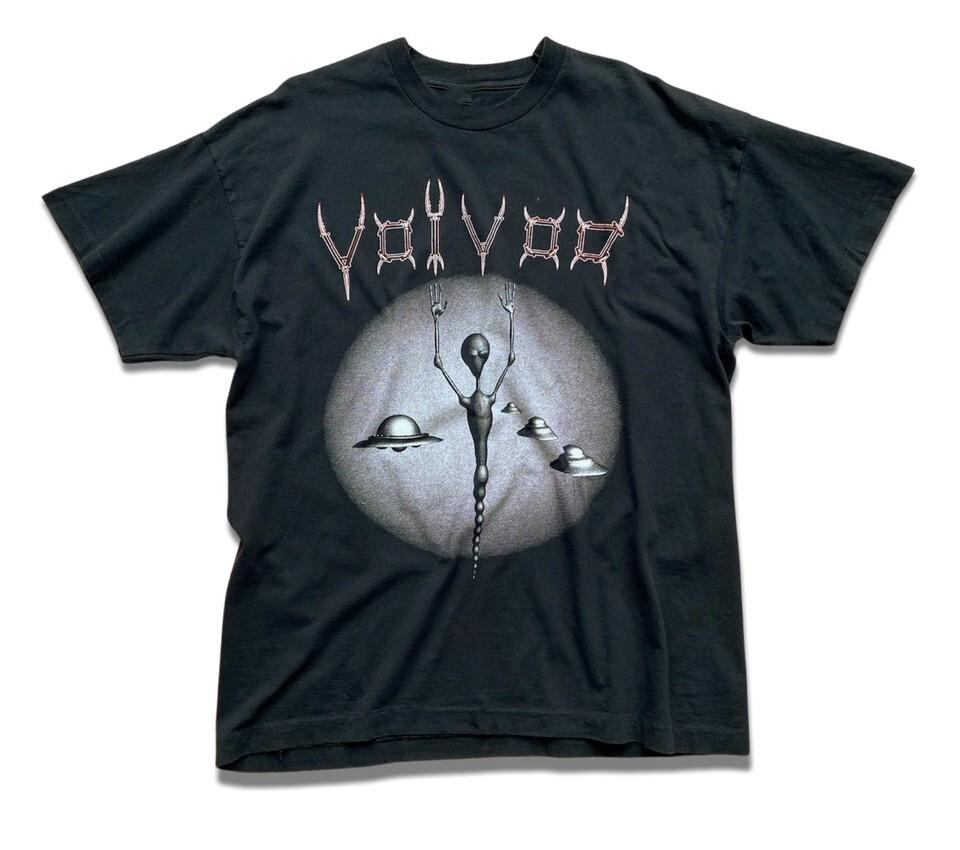 Vtg Voivod Music Band Tour Cotton Black All Size Unisex Classic Shirt BL080 Unisex T-Shirt