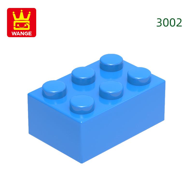 Нетоксичный 55 шт./лот 3002 2x3 Толстые Строительные Блоки Moc Аксессуары Совместимые С Кирпичами Детские Игрушки Подарочная Коробка