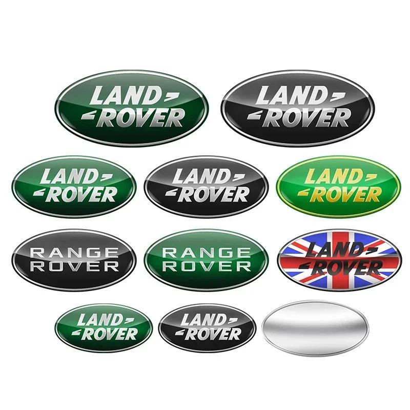 3D Car Front and rear Emblem Badge Sticker For Land rover SVR Discovery Velar Evoque Freelander Range Rover L322 car accessories SA0