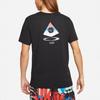 Nike SS22 Спортивная футболка с круглым вырезом с логотипом, мужские топы, черные DM2463-010
