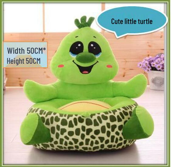 Ленивый детский плюшевый диван-животное: Куклы динозавр, жираф, слон