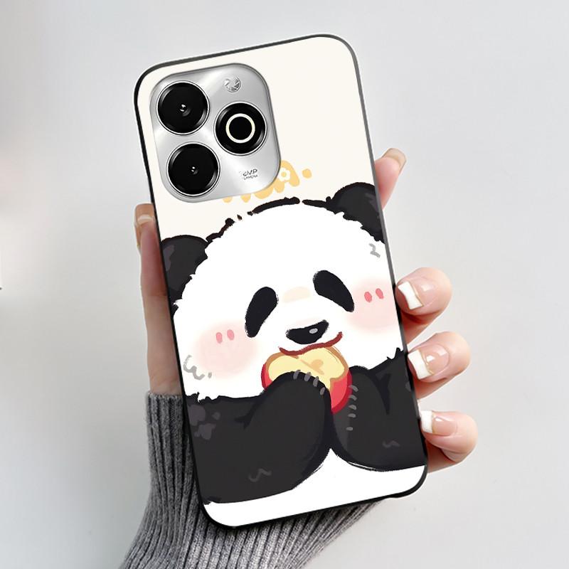 Phone Case For Umidigi G100X / G9X Case Luxury Cute Love Heart Rabbit Cartoon Funny Cover Black Soft Silicone Protective Casing