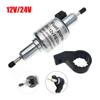 12 В / 24 В универсальный топливный насос 1 кВт - 5 кВт автомобильный обогреватель масляный топливный дизельный насос с держателем кронштейна автомобильный дизельный воздушный парковочный тепловой насос