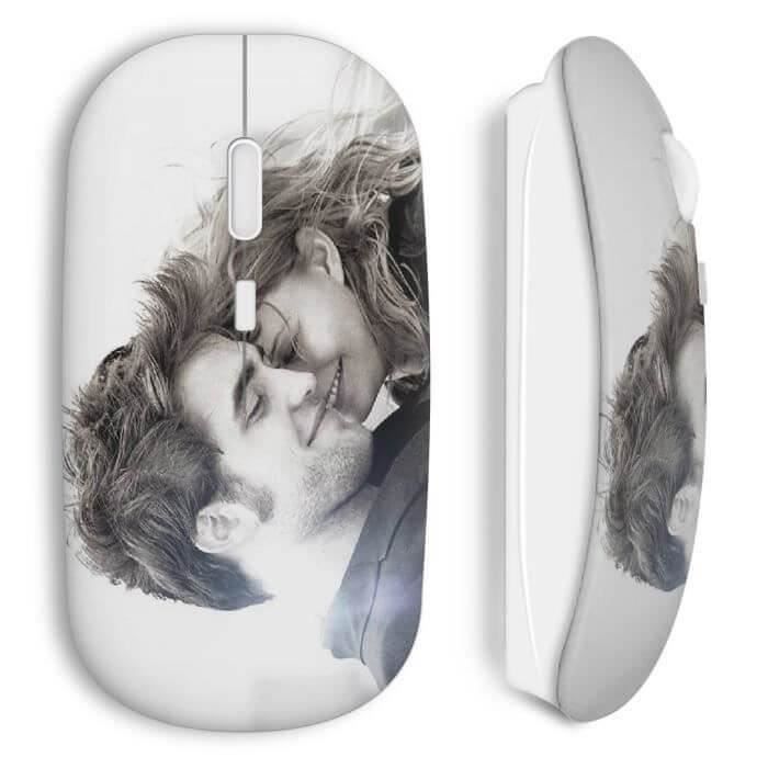 Souris Sans Fil - Remember Me - Robert Pattinson - USB Wifi Inclus - Compatible Mac et PC - Blanc