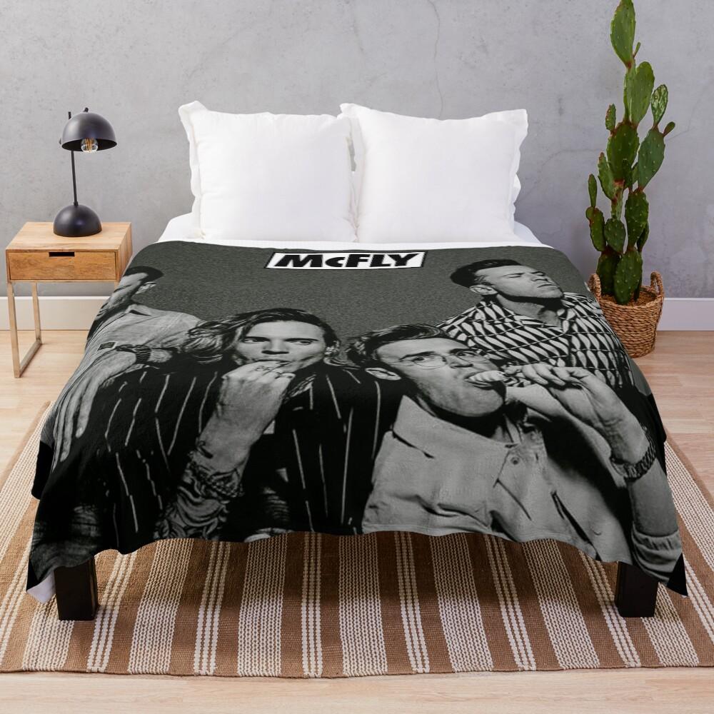 McFly Poster Throw Blanket