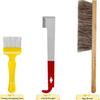 12pcs Beekeeping Equipment Tool Smoker Bee Brush Sheepskin Gloves Honey Cutter
