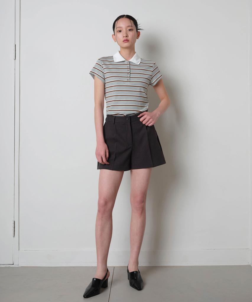 LOVENTINA Day Essential Shorts_Charcoal