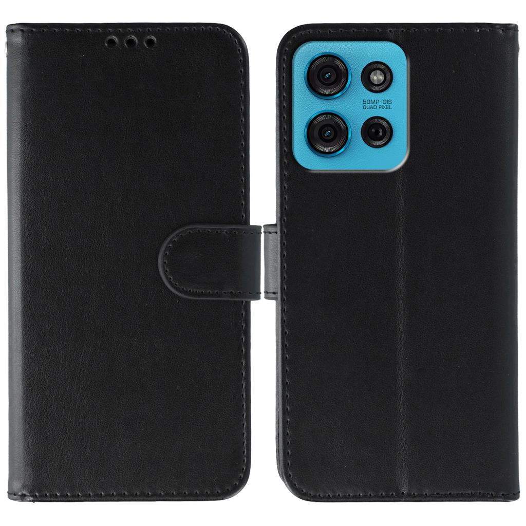 For Motorola Moto G75 5G Case PU Leather Flip Wallet Phone Cover with Strap