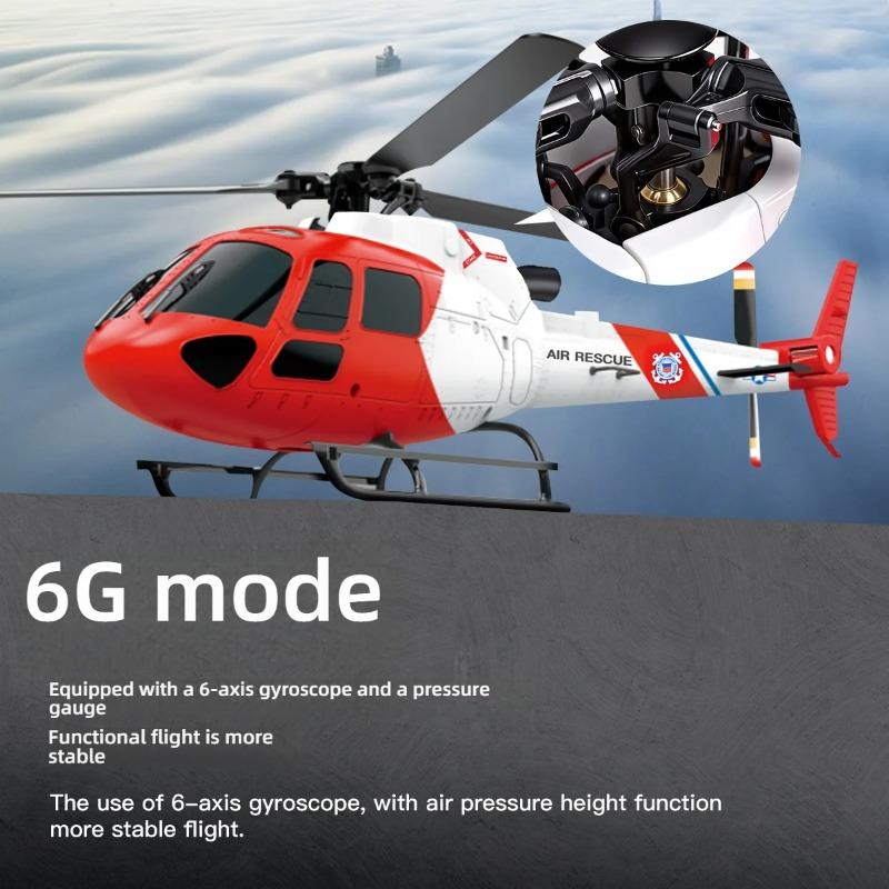 wltoys K150 Squirrel AS350 RC Brushless Helicopter 4Channel Brushless 3Blade FixedPitch RC Helicopter Toy 6min Flight