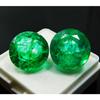 Natural Green Emerald 16.56 Ct Colombian Round Cut CERTIFIED Pair Loose Gemstone MULTTIQ6