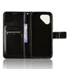 Кожаный чехол-книжка для Fairphone 5/6 с отделением для карт и шнурком