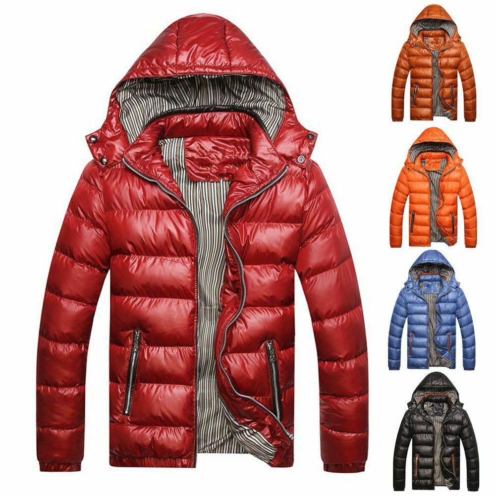 Роскошная мужская зимняя теплая куртка с капюшоном и толстой подкладкой для максимального комфорта