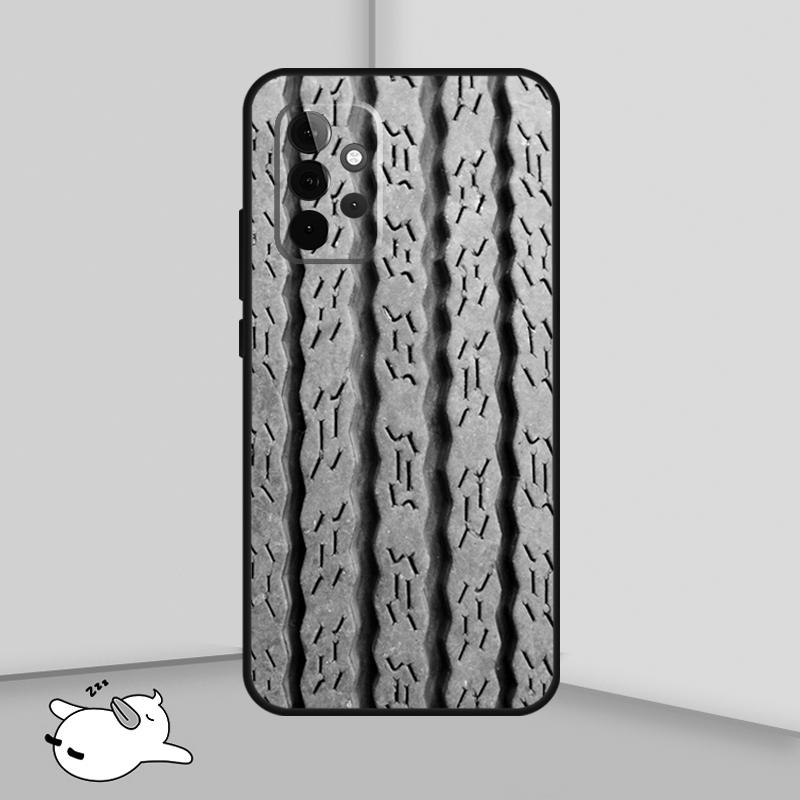 Tire Tread Wheel Case For Samsung Galaxy A16 A06 A26 A36 A56 A53 A32 A52 A33 A13 A55 A35 A15 A14 A34 A54 A17
