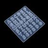 Epoxy Resin Transparent Mold Large Alphabet Number Silicone Mould
