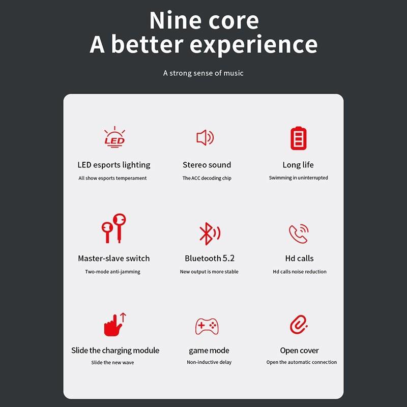 Tws M90Pro Беспроводная Bluetooth-гарнитура Стерео наушники с шумоподавлением Handfree Вождение Беспроводные наушники Зарядное устройство