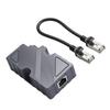 150W GigE PoE Injector with Surge ESD Guard 12V to 48V DC Step UP Converter Ethernet Adpater Kit
