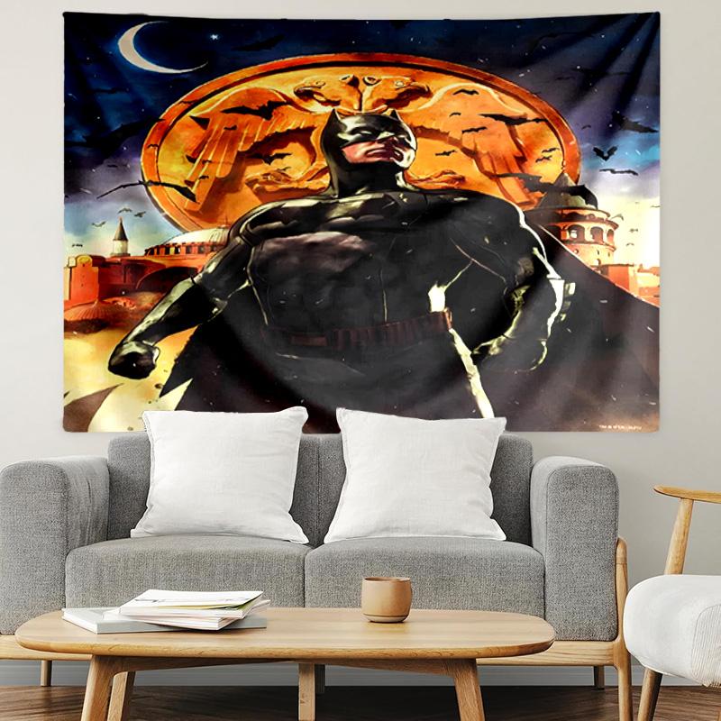 Batman Print Tapestry, Lightweight Wall Hanging, for Bedroom, Dorm, Living Room, Home Art Decor - Birthday Christmas Gift for Friends