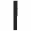 Washing Machine Cabinet Black Oak Effect 64 x 25.5 x 190 cm