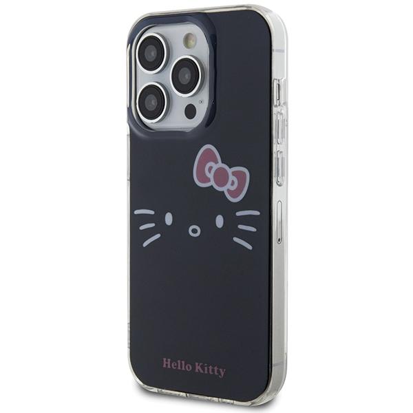 Etui do iPhone 14 Pro Max Hello Kitty Kitty Face Czarne