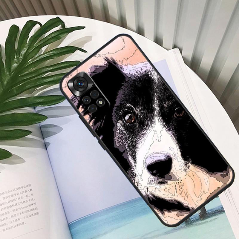 Border Collie Dog Funda For Xiaomi Redmi Note 14 13 10 11 12 15 Pro Plus Case For Redmi 15C 14C 10C 12C 13C 15
