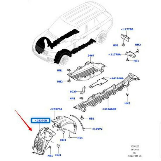 LR116780/LR116779 Внутренняя отделка передней двери Executive для Range Rover 2018 г.