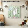 Cute Bunny Print Bath Towel, Soft Absorbent Quick Dry Towel for Daily Use