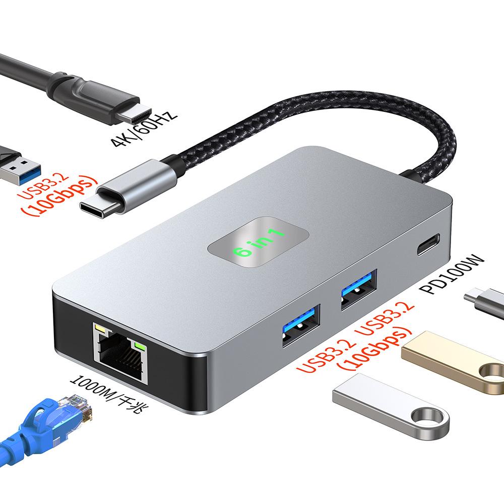 Многоэкранная USB-C док-станция 11-в-1 4K60Hz для ноутбуков