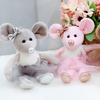 Stuffed Animal Ballet Mouse Plush Sleeping Stuffed Mouse Dressing Mouse Dolls For Children