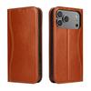 Чехол из натуральной кожи Коровья кожа для iPhone 17/17 Air/16 Pro/16E/15 Promax