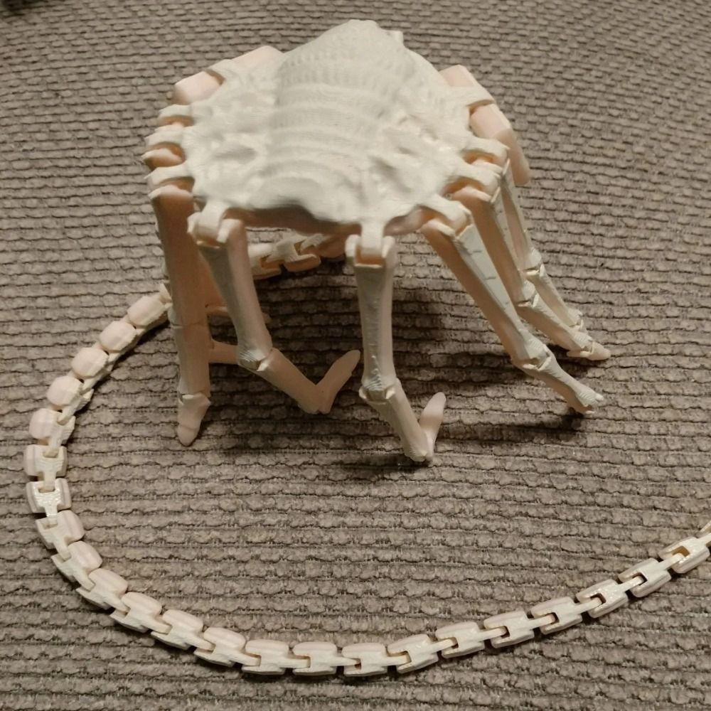 for Creative Collection Alien Facehugger Model With Flexible Joints Animal Model