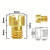 ZSDTRP 20 шт. Keihin 99101-116 N424-74C Набор главных жиклеров, холостого хода и пускового обогатителя для карбюратора GY6 PZ19 50cc 80cc 100cc PB16/18/20