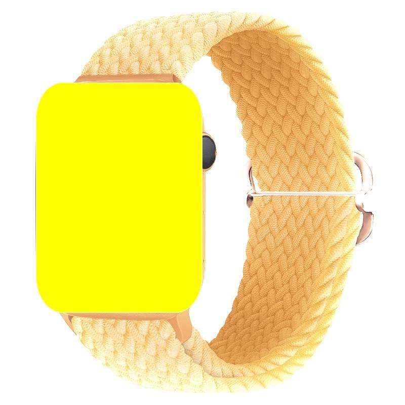 Эластичный плетеный нейлоновый ремешок для Apple Watch Series 4-10 и Ultra 2