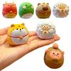 Chinese Zodiac Figurine Resin Cartoon Animal Ornament Desk Zodiac Animal Statue for